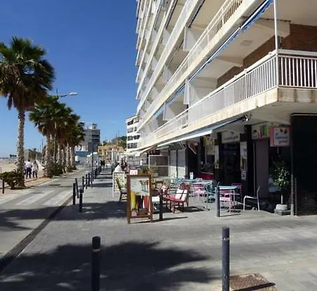 Apartamento 1ª Linea De Playa Con Terraza Al Mar דירה *